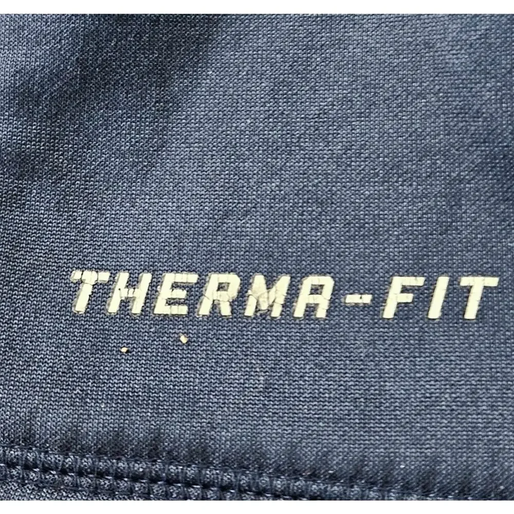Nike UConn Huskies Therma-FIT Navy Blue Crewneck Sweatshirt Unisex Size Large